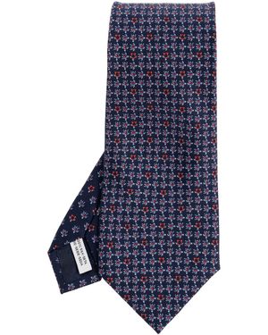 Ferragamo Silk Tie - Blue