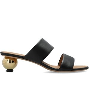 Ferragamo Heeled Mules "Ermione" - Black