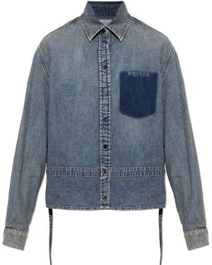 McQueen Denim Shirt - Blue