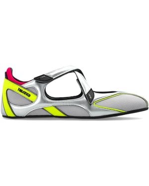 The Attico Ballet Flats 'Floor 01' - Green