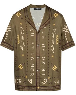 Balmain Short-Sleeve Shirt - Green