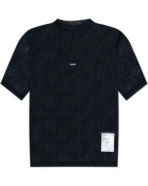 Satisfy T-Shirt 'Spacelace' - Black
