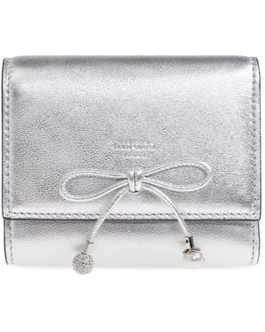 Jimmy Choo Wallet With Logo - White