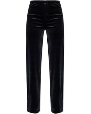 Vetements Velour Joggers - Black