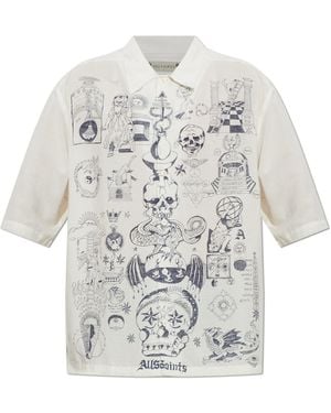 AllSaints Shirt 'Ignis' - White