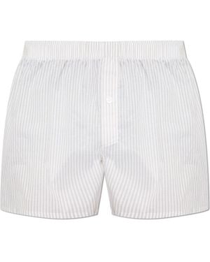 Hanro Boxers With Striped Pattern - White