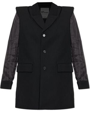 Comme des Garçons Jacket Made Of Combined Fabrics - Black