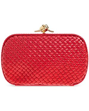 Bottega Veneta 'Minaudière' Clutch - Red