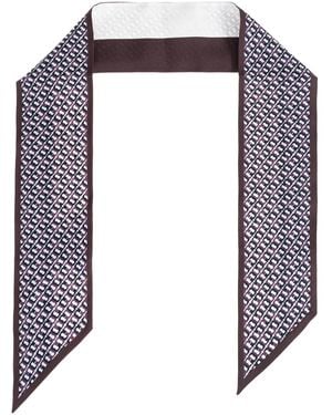 Tory Burch Silk Scarf - Purple