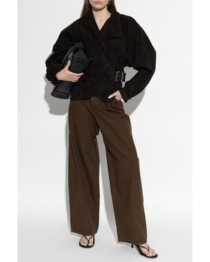 DARKPARK Lamb Suede Jacket - Black