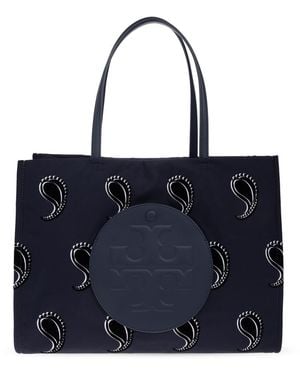 Tory Burch 'Ella Small' Shopper Bag - Blue