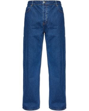 Ami Paris Straight-Leg Jeans - Blue