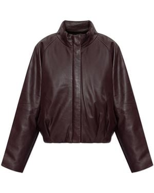 IRO Leather Jacket "Delta" - Brown