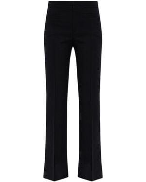 Chloé Wool Pleated Pants - Black