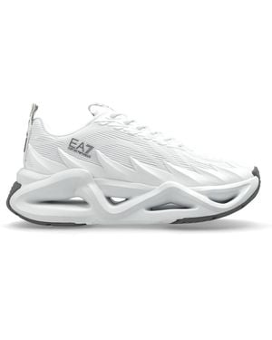 EA7 Sports Shoes With Logo - White