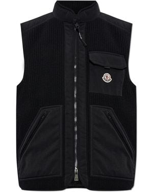 Moncler 'Lenevra' Puffer Vest - Black