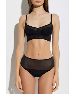 Heist Studios Sheer Bra - Black
