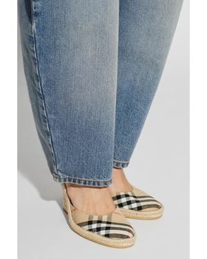 Burberry 'Mews' Wedge Espadrilles - Blue