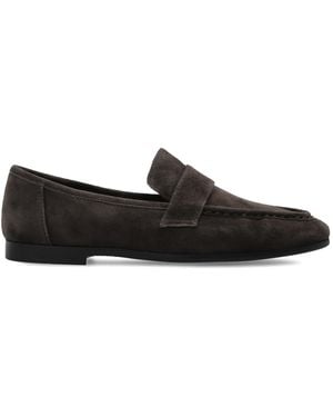 Black Suede Studio 'Arrow' Loafers Shoes - Black