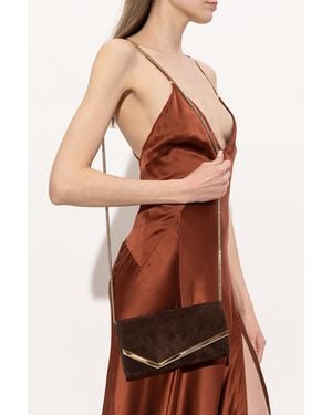 Jimmy Choo 'Emmie' Clutch - Brown