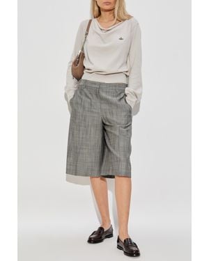 Vivienne Westwood Sweater With Logo - Gray