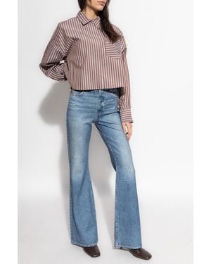 Rag & Bone Flared Leg Pants - Blue