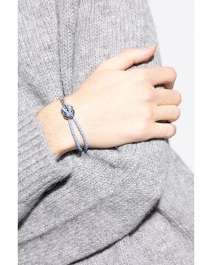 Ferragamo Bracelet With Engraved Logo - Gray