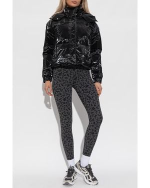 EA7 Jacket With A Shimmering Finish - Black