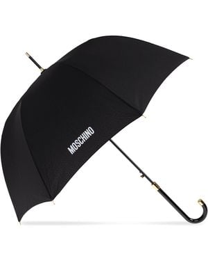 Moschino Patterned Umbrella - Black