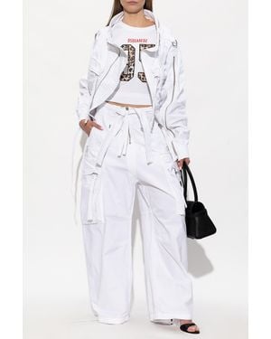 DSquared² Jacket With Pockets - White
