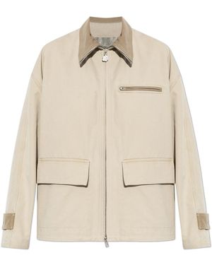 KENZO Jacket With Collar - Natural