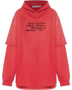 Acne Studios Hoodie - Red