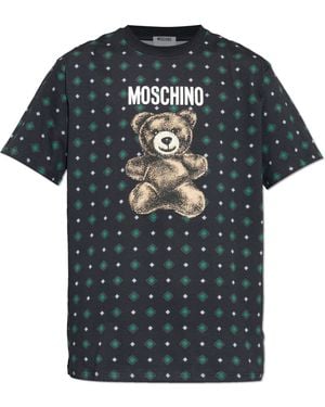 Moschino T-Shirt With Print - Multicolour
