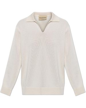 Valentino Garavani Cashmere Jumper - White
