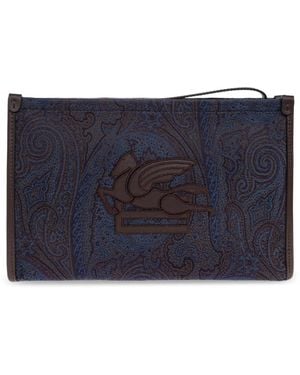 Etro Handheld Pouch - Blue