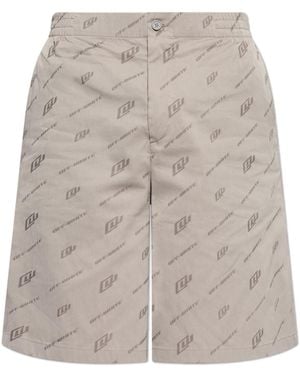 Off-White c/o Virgil Abloh Shorts With Logo - White