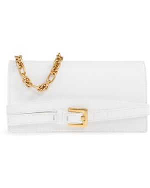 Balmain Wallet On A Chain - White