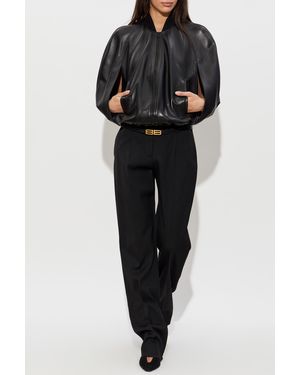 Balenciaga Leather Vest - Black