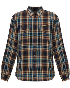 DSquared² Checked Shirt - Blue