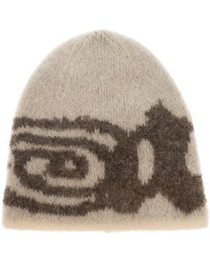 ROA Logo Beanie Hat - Natural