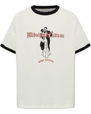 Duke & Dexter Printed T-Shirt - White