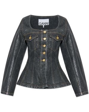 Ganni Denim Jacket - Black