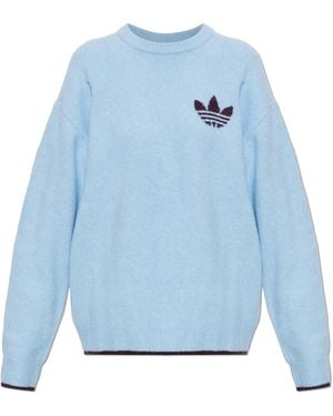 adidas Originals Logo Jumper - Blue