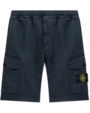 Stone Island Cargo Shorts - Blue