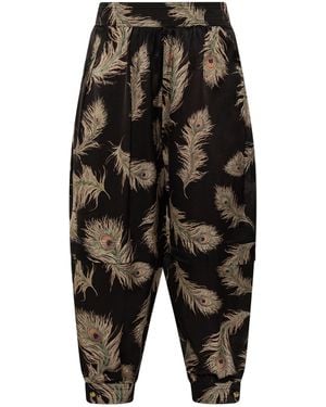 Zimmermann Loose-Fit Silk Pants - Black