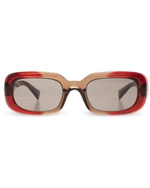 Miu Miu "B13S" Sunglasses - Red