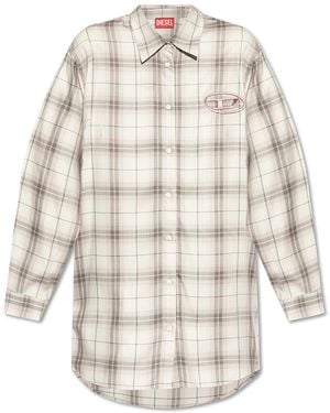 DIESEL Shirt Dress D-Dalis-Q1 - White