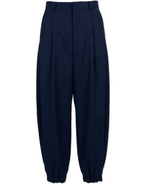 Moschino Striped Pattern Trousers - Blue