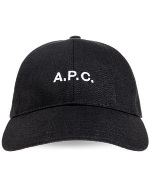 A.P.C. Baseball Cap - Black