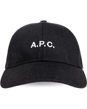 A.P.C. Baseball Cap - Black
